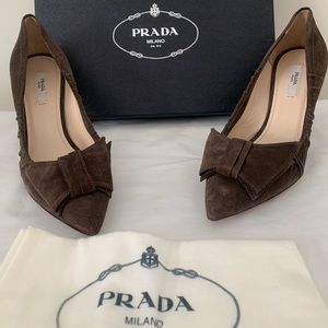 Authentic Prada high heel shoes